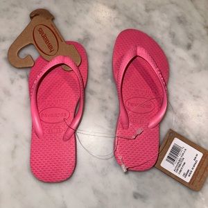 Havaiainas pink flip flops